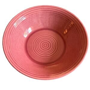 Beautiful Vintage 1970s Salmon Bowl 9.5" inches